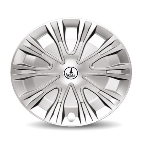 Car Universal Wheel Cover / HubCaps Silver Colour (ROVER 14) Compatible With - ALL 14 INCHES WHEEL SIZE