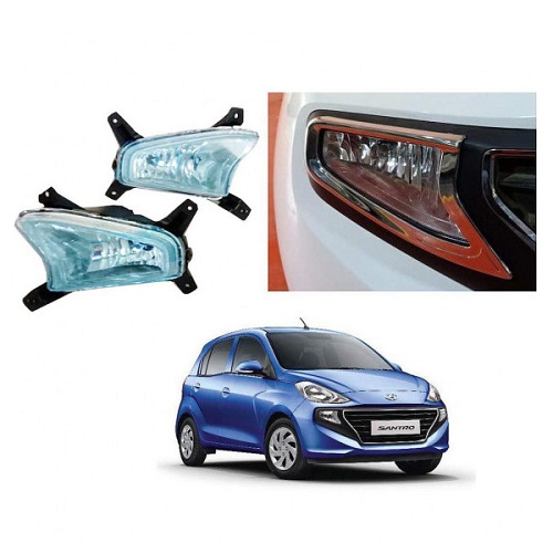 Globex Fog Light Lamp Assembly Santro 2018 Onwards (With Bulb - AUTO SPARE WORLD