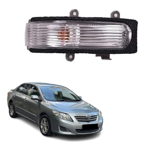 Side Mirror Indicator Lamp Light OEM Type for Toyota Corolla Altis 2008-2013 Old Model Yellow with Scotch Lock (RIGHT DRIVER SIDE)