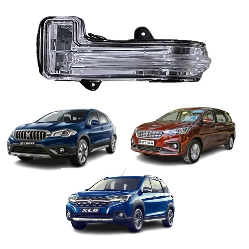 Mirror Indicator Signal Light for Maruti Ertiga 2018-2023/S-Cross 2015-2023/ XL6 2019-2023 Model-with Scotch Lock (LEFT PASSENGER SIDE)