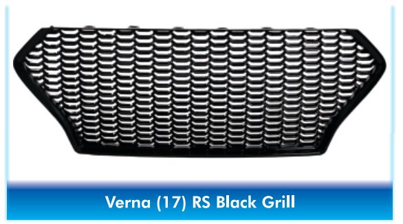 Hyundai Verna 2017 RS Type Black Front Grill