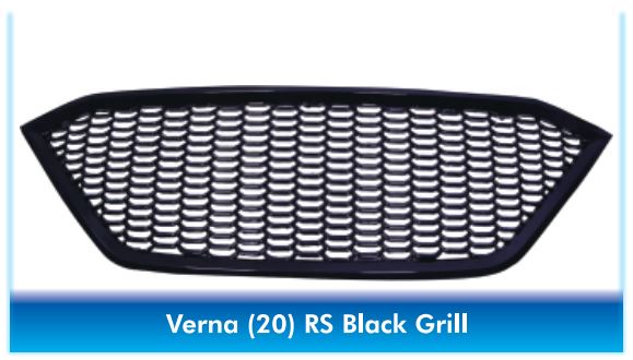 Hyundai Verna 2020 RS Type Black Front Grill
