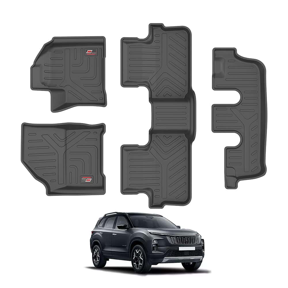 AUTO SPARE WORLD - GFX Life Long Car Floor Mats for Tata Motors Safari - Automatic (2023
