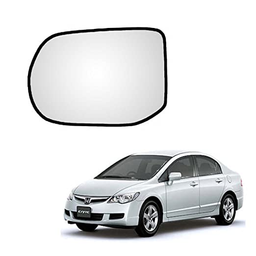 Car Replacement Left Side Rear View Mirror Glass for Honda Civic 2005-2016 Model