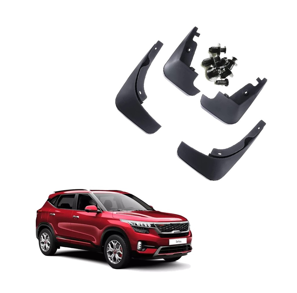 Car Mud Flap/Guard For Kia Seltos 2019 To 2020 Model