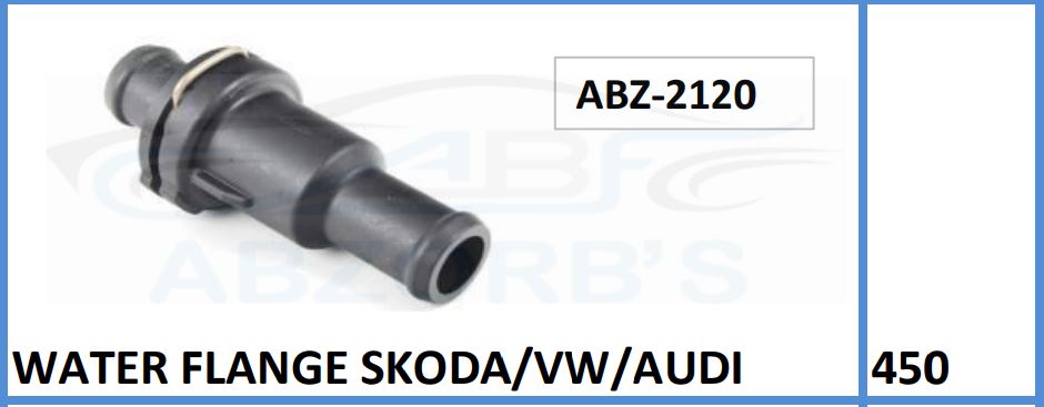 Water Flange Compatible With Skoda/Vw/Audi - ABZ-2120