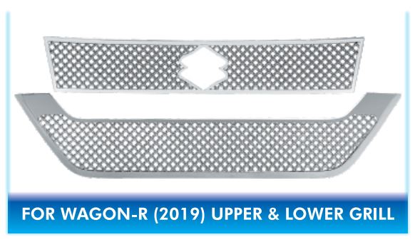 Maruti WagonR 2019 Bentley Type Front Chrome Grill