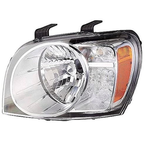 DEPON - Car Head Lamp Assembly Compatible With Mahindra Scorpio Type 2 (Left Hand Side/Passenger Side)