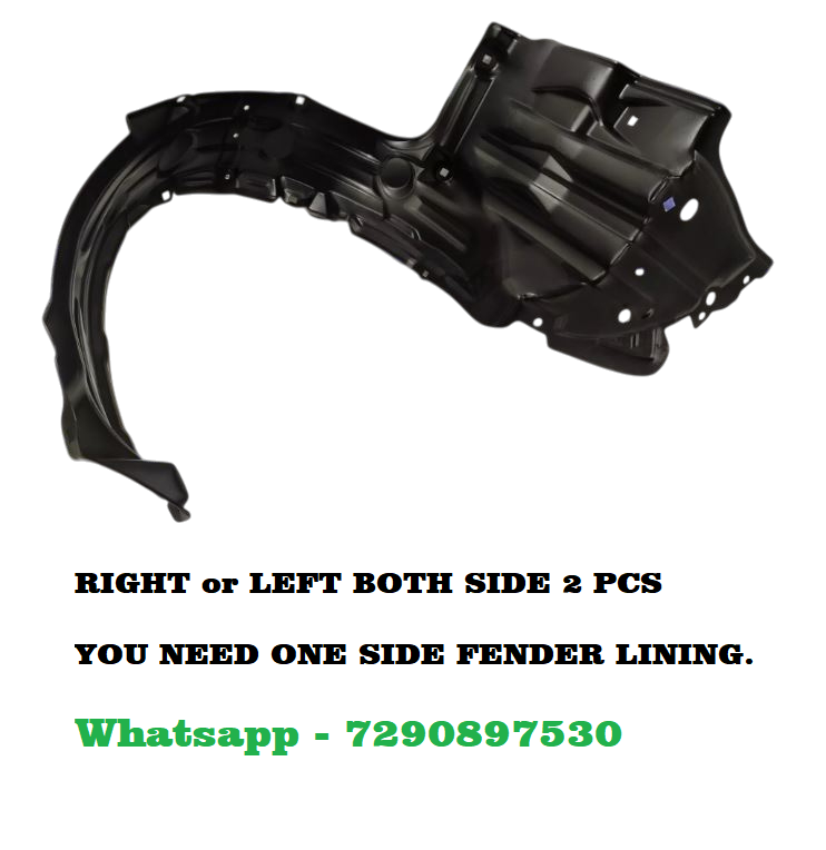 Car Front Tire Fender Lining Compatible With - Toyota Innova Type2/3 Set Of 2 Pcs.