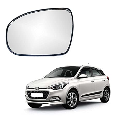 Car Replacement Left Side Rear View Mirror Glass for Hyundai i20 Active/Elite 2014-2020 old Model
