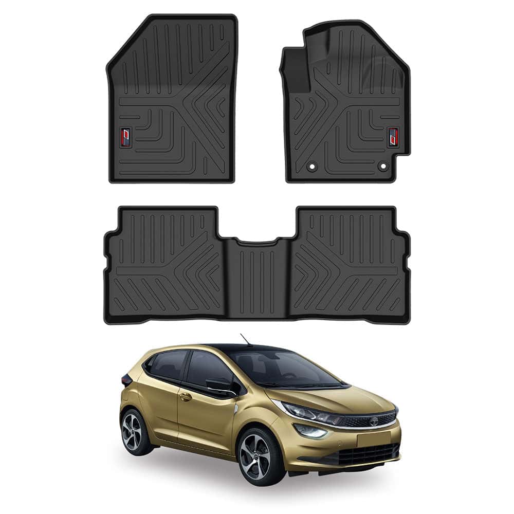 AUTO SPARE WORLD - GFX Life Long Car Floor Mats for Tata Motors Altroz (2020 ONWARDS)