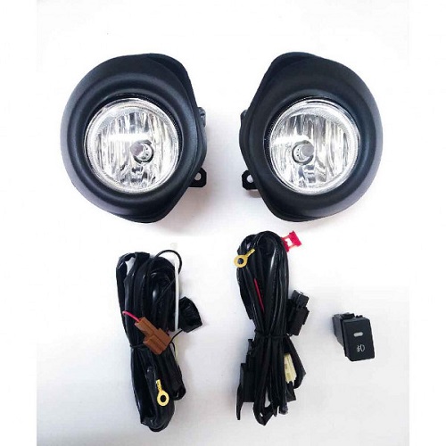 Globex Fog Light Lamp Assembly Honda WRV (With Bulb, Wiring Kit, Bezel - AUTO SPARE WORLD
