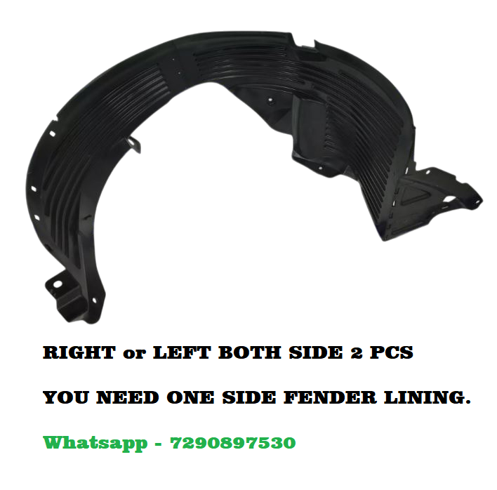 Car Front Tire Fender Lining Compatible With - Hyundai i20 Set Of 2 Pcs.