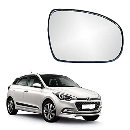 Car Replacement Right Side Rear View Mirror Glass for Hyundai i20 Active/Elite 2014-2020 old Model