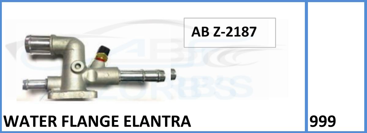 Water Flange Compatible With Elantra - ABZ-2187