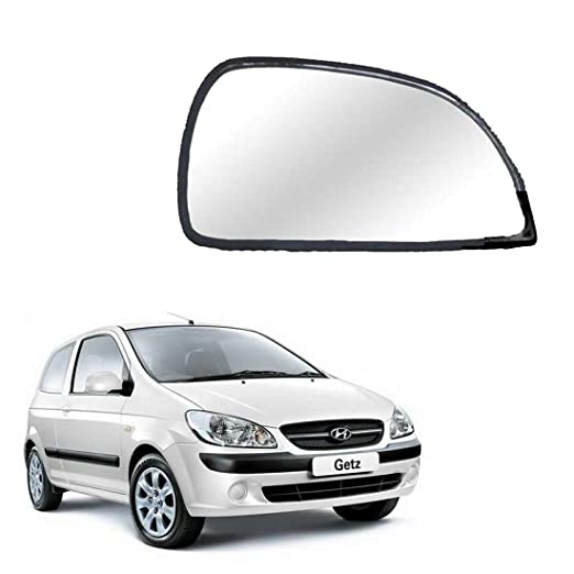 Car Replacement Right Side Rear View Mirror Glass for Hyundai Getz Prime 2007-2010 Model Type-2