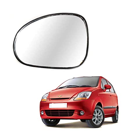 Car Replacement Left Side Rear View Mirror Glass for Chevrolet Spark