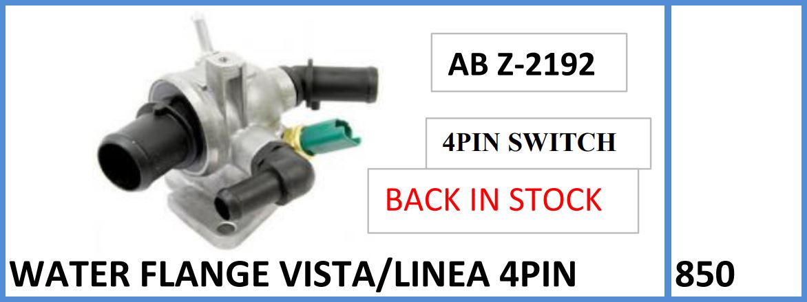 Water Flange Compatible With Vista/Linea 4Pin - ABZ-2192