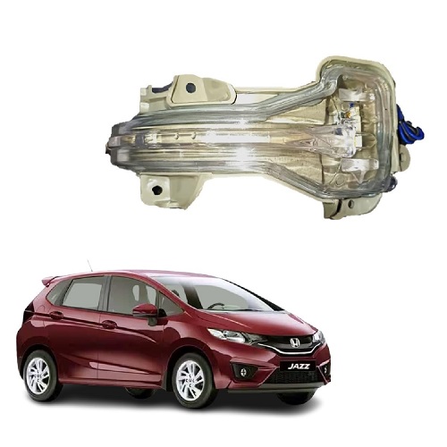 Mirror Indicator Light compatible with Honda Jazz 2015-2020 Model Yellow- with Scotch Lock (RIGHT DRIVER SIDE)