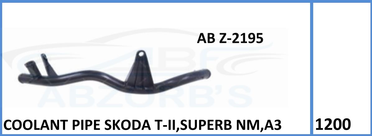 Coolant Pipe Compatible With Skoda T-2,Superb NM,A3 - ABZ-2195