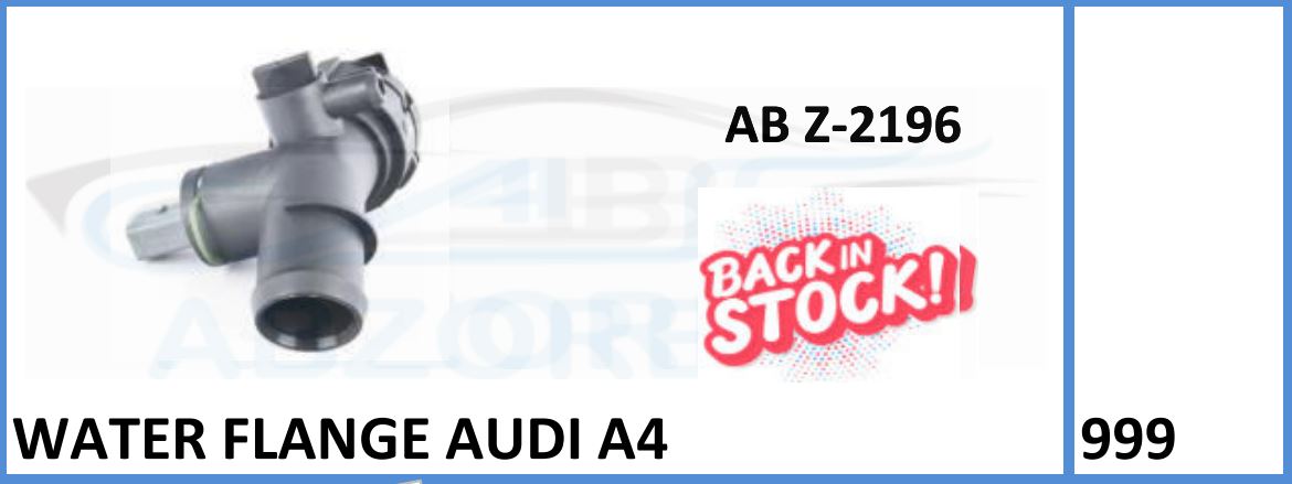 Water Flange Compatible With Audi A4 - ABZ-2196