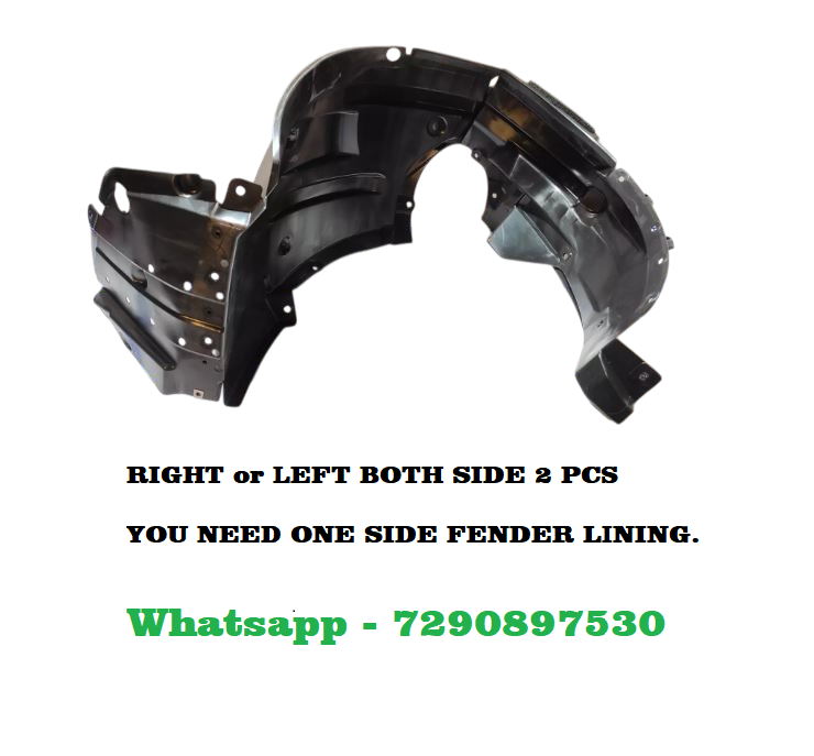 Car Front Tire Fender Lining Compatible With - Maruti Ertiga 2018 Set Of 2 Pcs.