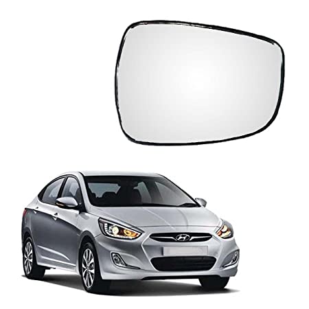 Car Replacement Right Side Rear View Mirror Glass for Hyundai Verna Fluidic 2011-2017 Model