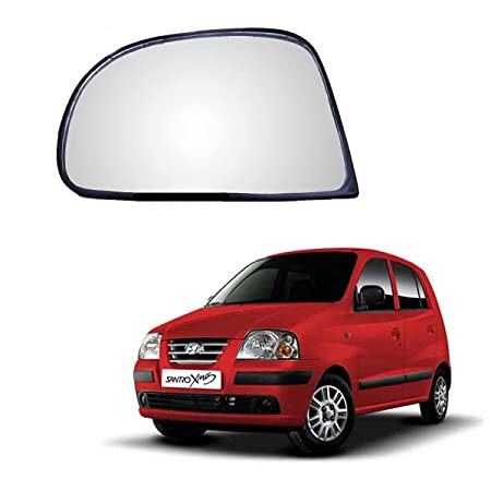 Car Replacement Left Side Rear View Mirror Glass for Hyundai Santro Xing 2005-2014 Model