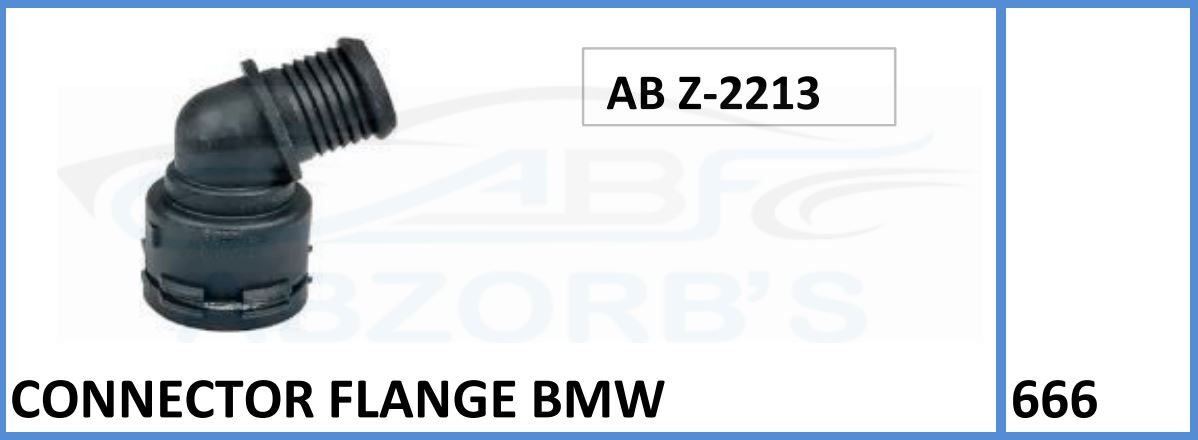 Connector Flange Compatible With Bmw - ABZ-2213