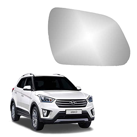 Car Replacement Right Side Rear View Mirror Glass for Hyundai Creta 2015-2020 Model Type-1
