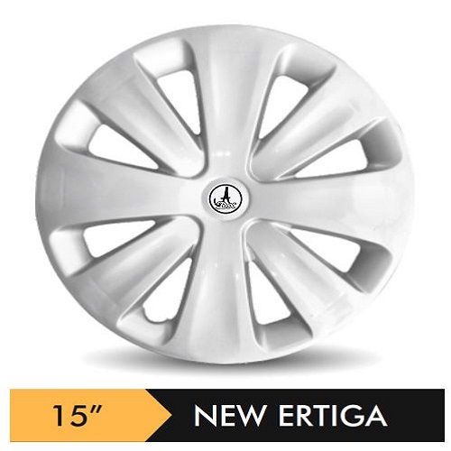 Car Wheel Cover/caps (NEW ERTIGA - SILVER) Compatible With - R15 INCHES RIM SIZE