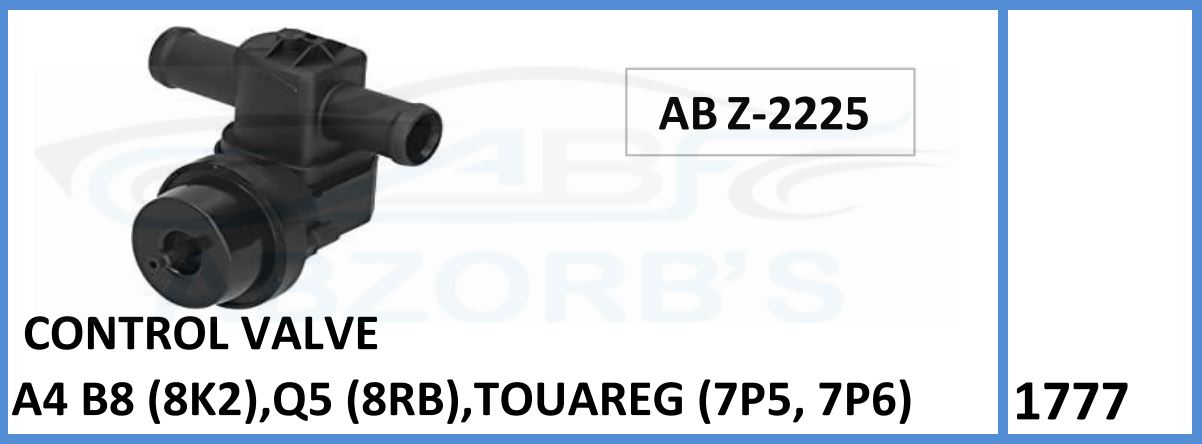 Control Valve Compatible With A4 B4 (8K2),Q5(8RB),Touareg (7P5,7P6) - ABZ-2225