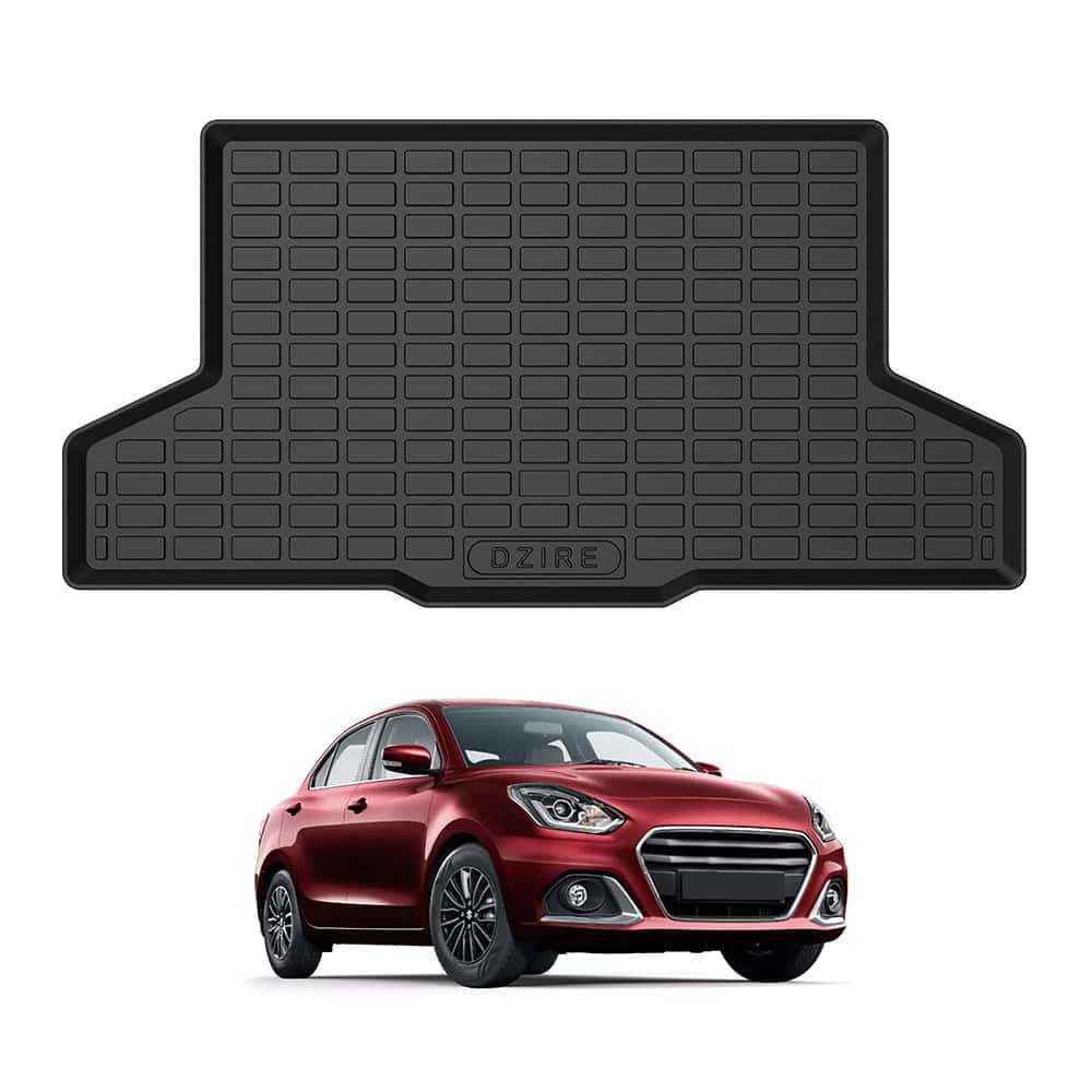 AUTO SPARE WORLD - GFX Premium Car Trunk Mat for Maruti Suzuki Dzire (2020 Onwards)