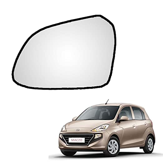 Car Replacement Left Side Rear View Mirror Glass for Hyundai Santro Asta/Sportz Model