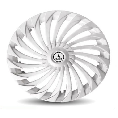 Car Wheel Cover Universal Turbin Silver Color Design Available 12'' 13'' 14'' 15'' inches Size Compatible With - R13 INCH Wheel Size