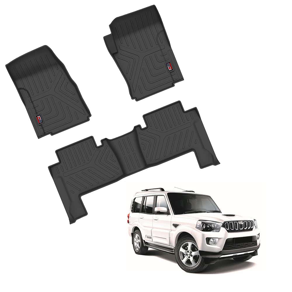 AUTO SPARE WORLD - GFX Life Long Car Floor Mat for Mahindra Scorpio (2017 Onwards)