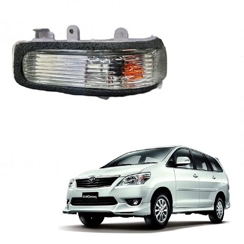 Side Mirror Indicator Light compatible with TOYOTA. Innova T3 /T4 2012-2015 Model set of 1 Yellow (LEFT SIDE (PASSENGER SIDE)