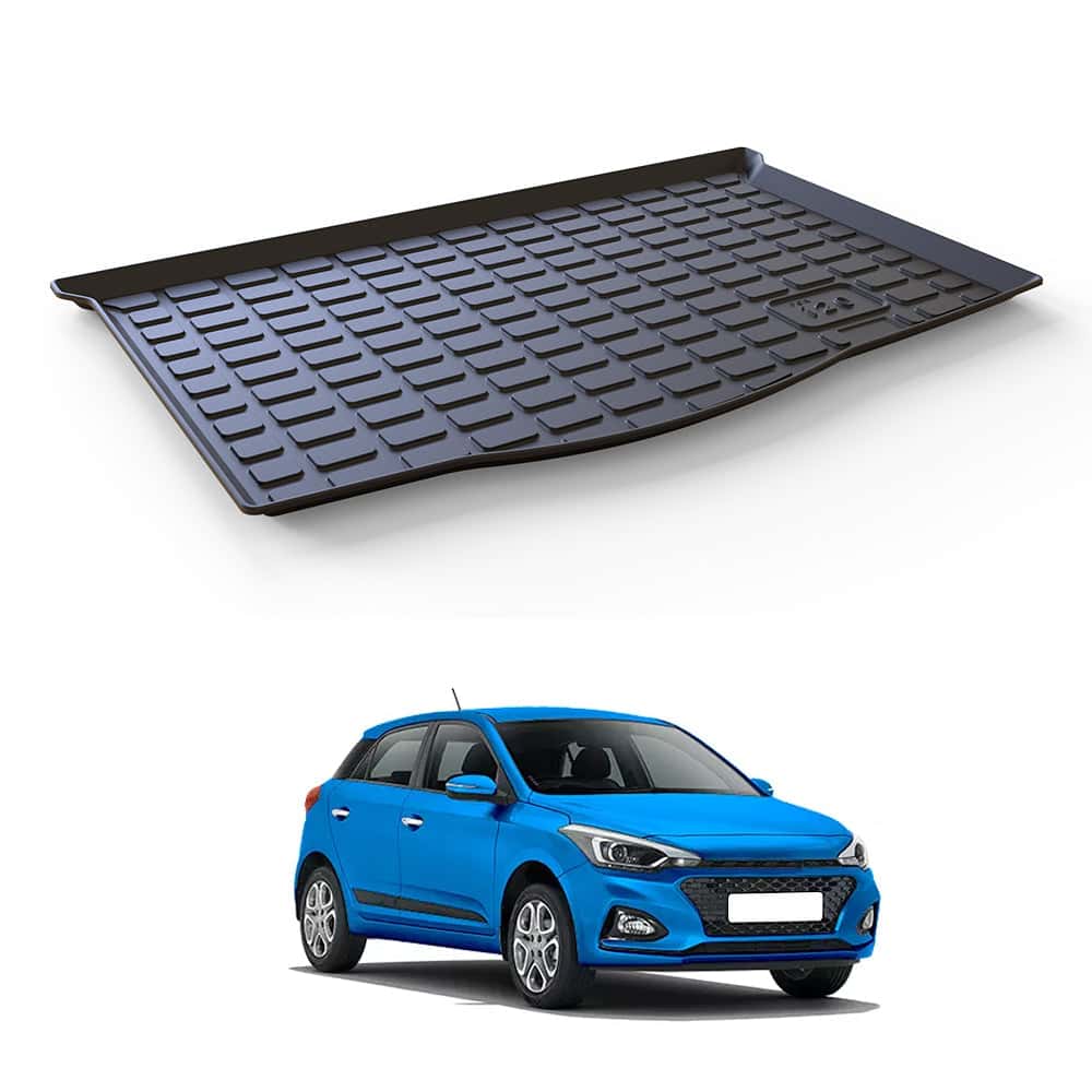 AUTO SPARE WORLD - GFX Premium Car Trunk Mat for Hyundai i20 Elite (2018-2019)