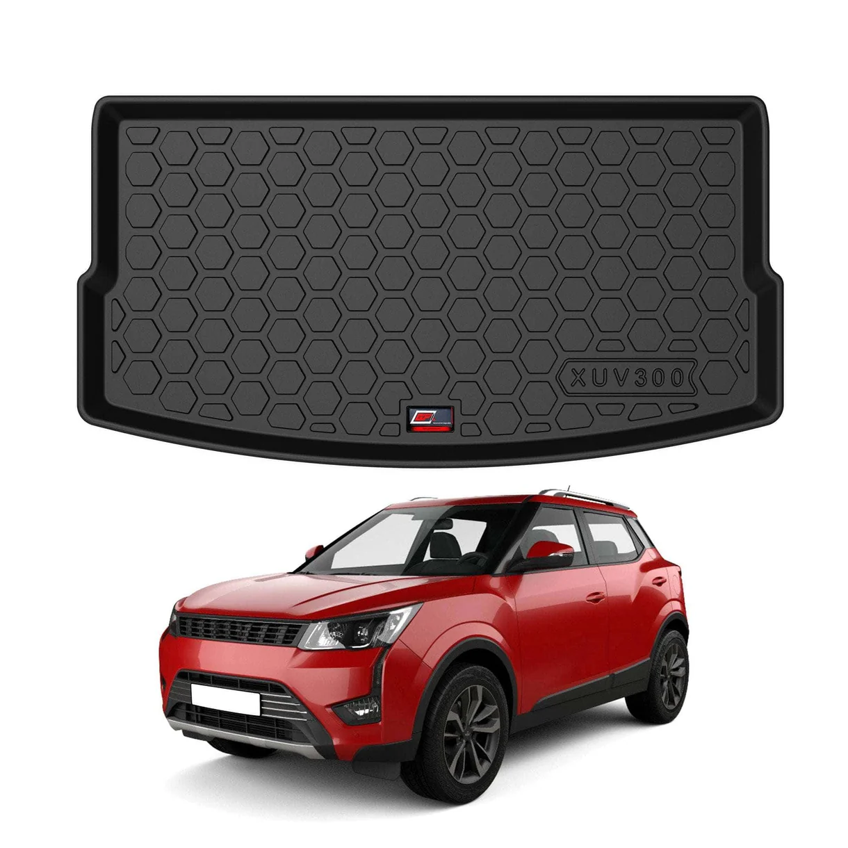 AUTO SPARE WORLD - GFX Premium Car Trunk Mat for Mahindra XUV300 (2019 Onwards)