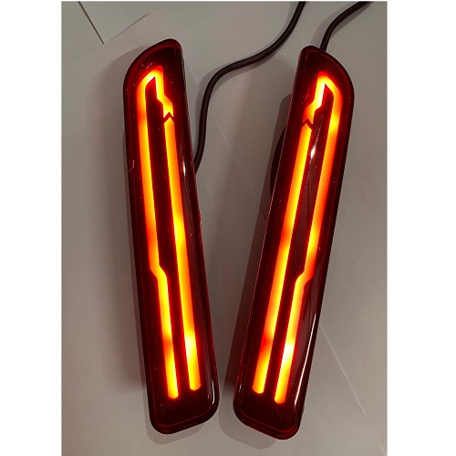  REFLECTOR LED WITH RUNNING MATRIX & SCANING FUNCTION COMPATIIBLE FOR MARUTI SUZUKI (SET OF 2) WITH FOUR WIRES SUITABLE FOR :- MARUTI ALL CAR (TYPE-C)