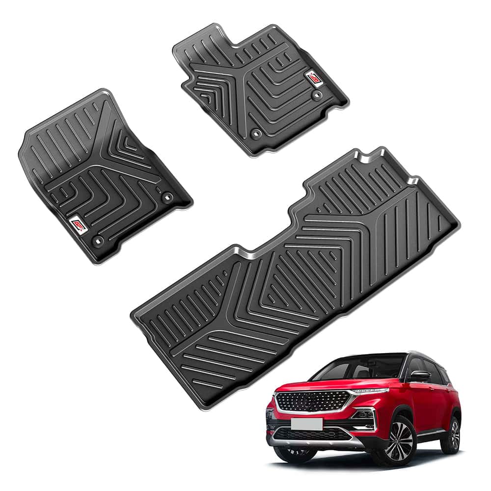AUTO SPARE WORLD - GFX Life Long Car Floor Mats for MG Hector (2019 Onwards)
