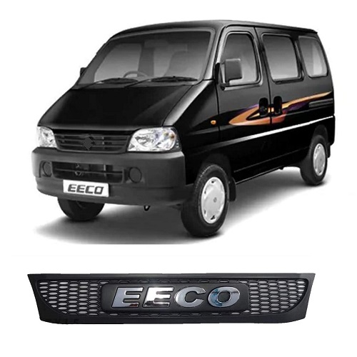 Car Front Grill Silver for Maruti Suzuki Eeco (Silver)