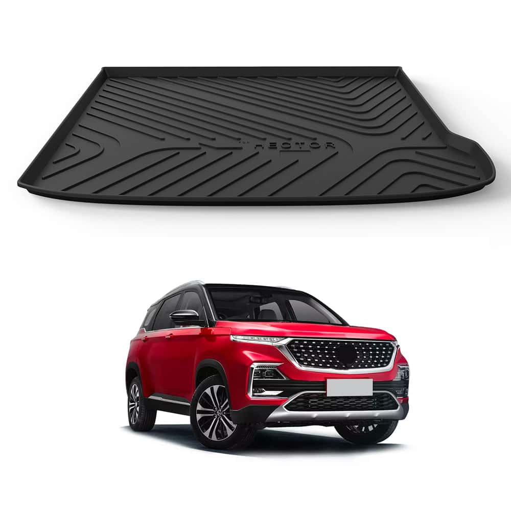 AUTO SPARE WORLD - GFX Premium Car Trunk Mat for MG Hector (2019 Onwards)