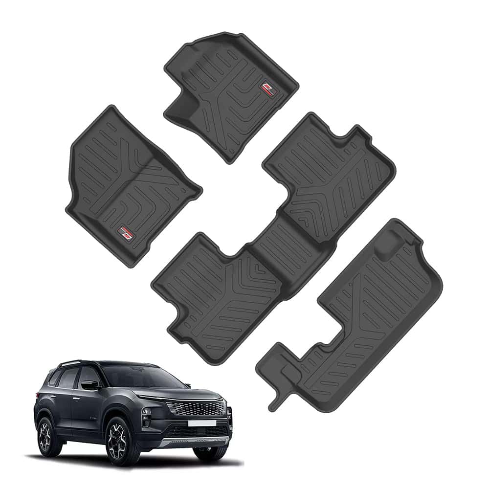 AUTO SPARE WORLD - GFX Life Long Car Floor Mats for Tata Motors Safari - Automatic (2023 ONWARDS)