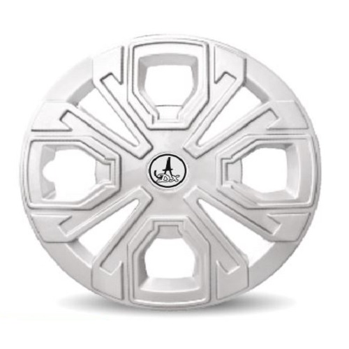 Car Universal Wheel Cover / HubCaps Silver Colour (VELOCITY_13) Compatible With - ALL 13 INCHES RIM SIZE