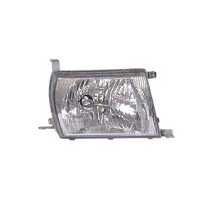 DEPON - Car Head Lamp Assembly Compatible With Toyota Qualis Type 2 (Left Hand Side/Passenger Side)