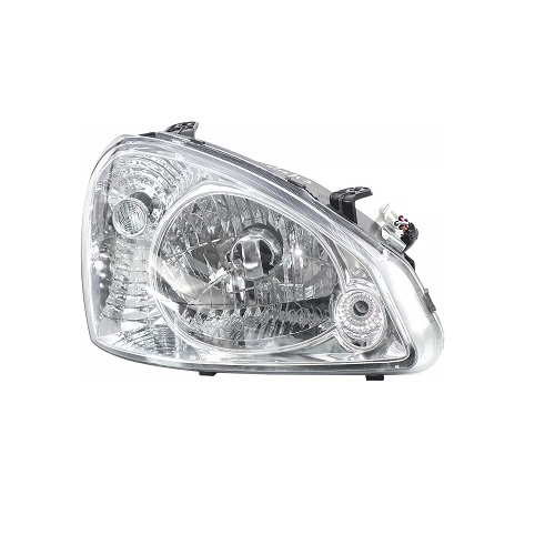 DEPON - Car Head Lamp Assembly Compatible With Tata Indica V2 (Right hand side/Driver Side)