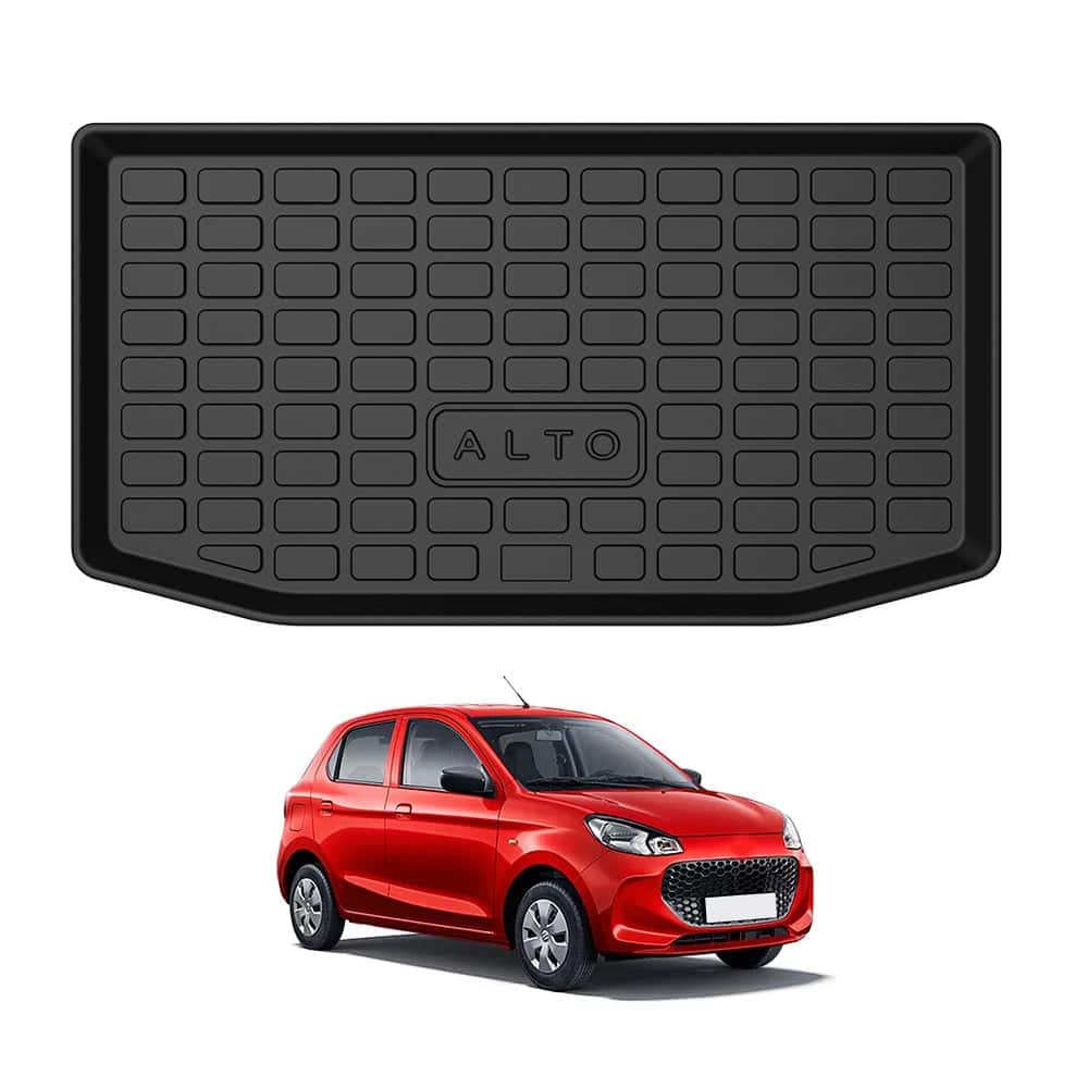 AUTO SPARE WORLD - GFX Premium Car Trunk Mat for Maruti Suzuki Alto K-10 (2014 Onwards)