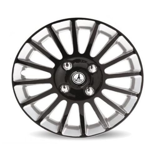 Car Wheel Cover Universal Camry Black And Silver Color Design Available 12'' 13'' 14'' 15'' 16'' 17'' inches Size Compatible With - R17 Wheel Size