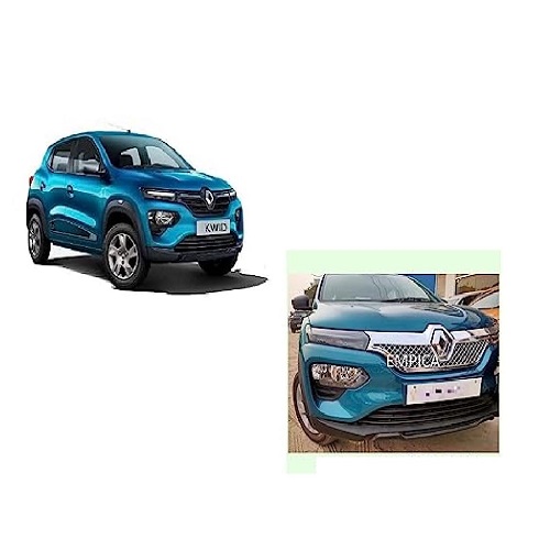Car Front Radiator Chrome Grill Compatible With Renault Kwid 2019